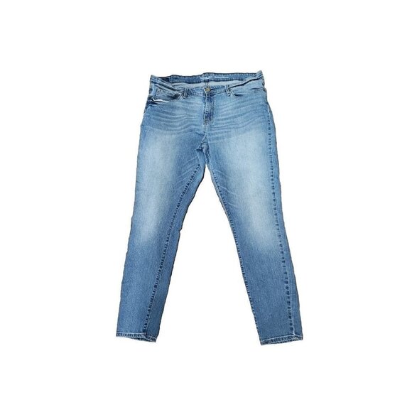 Levi's Jeans Signature Modern Mid-Rise Skinny Blue Denim Light Wash  Women's 16 - Picture 1 of 7